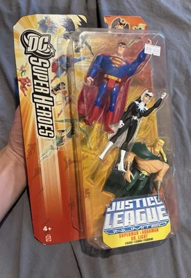 2005 Mattel: Justice League Unlimited 3 pack: Superman, Aquaman, Dr. Light - Image 1 of 2
