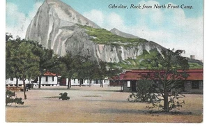 Gibraltar, Rock from North Front Camp with pairs Scott's #66 1918 CENSORED card - Picture 1 of 2