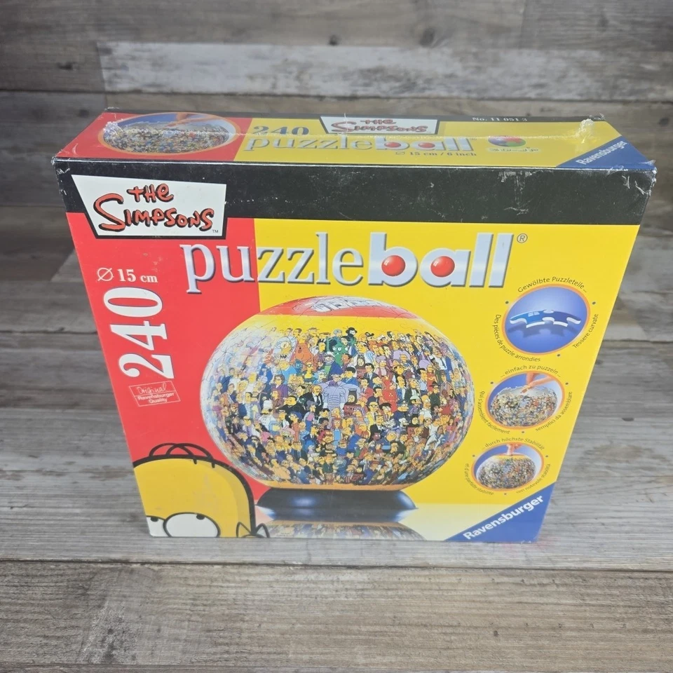 Bola quebra-cabeça The Simpson nova na caixa 240 peças - Imagem 1 de 2