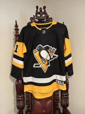 ХОККЕЙНАЯ ФУТБОЛКА NHL PHIL KESSEL NO81 ПИТТСБУРГ ПИНГВИНЫ РАЗМЕР МОЛОДЕЖНАЯ ПРОШИТАЯ L/XL  - Изображение 1 из 4