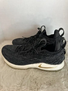 Nike LeBron XV 15 Air Max Zoom Schuhe Herren Gr. 10 schwarz/weiß Basketball Turnschuhe - Bild 1 von 8