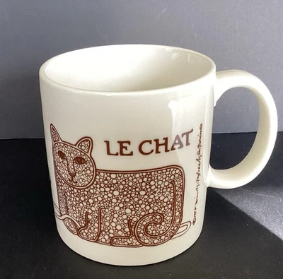 Vintage Taylor & Ng Cat Mug - Le Chat 1978 San Francisco Japan EUC - Image 1 of 4