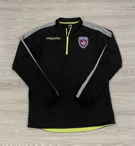 Macron Miami FC Fußball Trikot Jacke schwarz grün MLS Futbol USL Herren Größe Large " - Bild 1 von 8