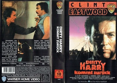 (FSK 18) VHS Videokassette - Dirty Harry kommt zurück - Clint Eastwood - uncut - Bild 1 von 3