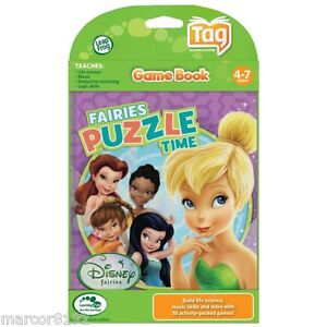 leap frog tag reading system activity game book Disney fairies tinker bell new