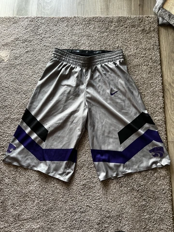 Kansas State Wildcats Nike Grey Game Shorts Team Issued Size 40 2015-2016 Cover