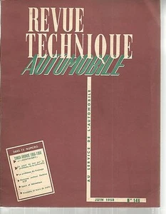 KFZ TECHNISCHE ZEITSCHRIFT 146 RTA 1958 SIMCA ARONDE 1300 1956 1958 UND MONTHLERY - Bild 1 von 3