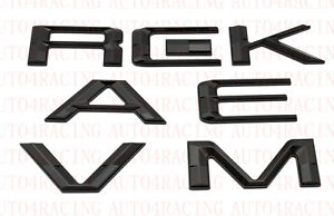Matte Black letters Fit For FORD MAVERICK 2022 2023 tailgate insert