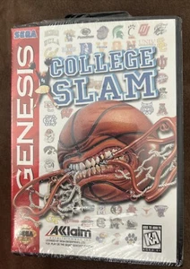 1996 Acclaim Sega Genesis College Slam NIB SEALED UNOPENED - Picture 1 of 2