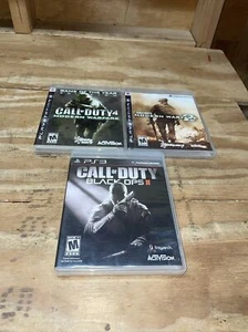 3 Game Call of Duty Bundle for Playstation 3 Modern Warfare 2 & 4 Black Ops II - Picture 1 of 13
