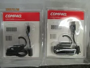 Compaq USB Cradle for iPAQ - P/N 176481-B22 - 2 Pack - New - Picture 1 of 4