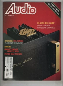 Audio Mag Phil Ramone Interview Classe DR-3 Amp July 1986 082021nonr - Imagen 1 de 1