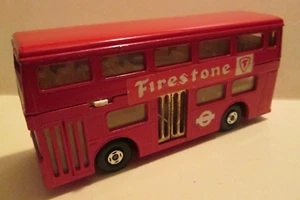 VTG Matchbox 1972 SuperKings The Londoner K-1 Bus Firestone Labels PAT 1238927 - Picture 1 of 17