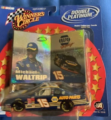 NASCAR Toy Car Winners Circle 1:43 Race Hood Series NAPA #15- Michael Waltrip Foto 1 de 2