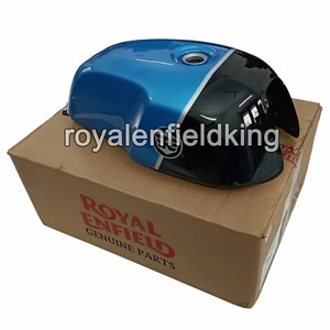 Genuine Royal Enfield GT Continental 650 Ventura Storm Blue Gas Fuel Tank - Picture 1 of 9