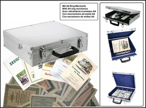 Carpeta de documentos-Carpeta de documentos A4-ALUMINIO-con cerradura-SAFE-208-vacía - Imagen 1 de 11