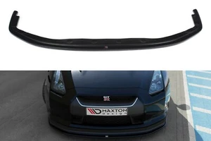 Front Diffuser Splitter V2 Maxton Design Gloss ABS for Nissan Gt-R Pre-FL Coupe - Picture 1 of 4