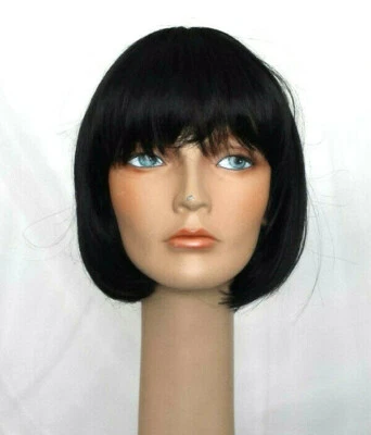 Peluca Cosplay Negra Sintética Shock de Revlon Fantasy  Foto 1 de 4