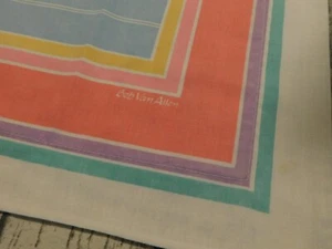 FUNDA DE ALMOHADA DE COLECCIÓN BOB VAN ALLEN FARSA ARCO IRIS RAYAS VARIOS COLORES SPRINGMAID - Imagen 1 de 11