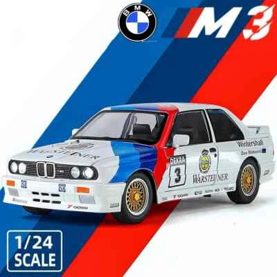 1:24 BMW E30 M3 IM MPower  Motorsport Alloy Car Model Diecast Toy Vehicle Sound - Image 1 of 4