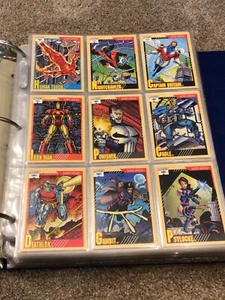 1990, 1991, 1992 - Marvel & DC Comics Trading Cards - 585 Card Lot - Foto 1 di 17