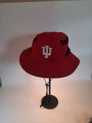 Adidas IU Indiana Hoosiers Carmesí Rendimiento Victoria Sombrero Cubo M/L Transpirable Foto 1 de 4