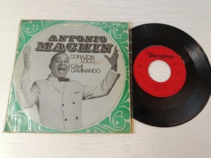 Antonio Machin Corazon Loco (1969 Discophon) - Single Vinilo 7" VG/VG Bolero - Picture 1 of 3