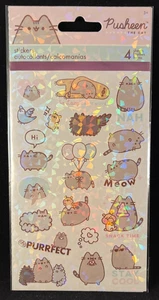 Pusheen the Cat - Stickers - 4 Sheet Pack - 2 Sheets with Halo & 2 Without - Picture 1 of 4