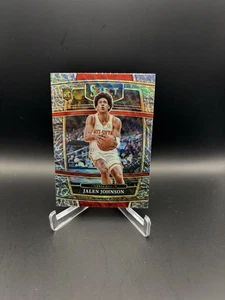 JALEN JOHNSON 2021-22 SELECT CONCOURSE ROOKIE Elephant Prizm Case Hit Hawks - Picture 1 of 2