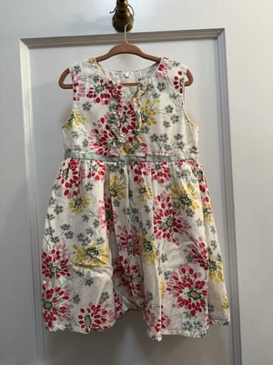 Vestido Mini Boden Flor Talla 3-4 Foto 1 de 3