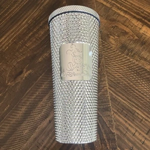 Starbucks Disney 100 Mickey Mouse Studded Tumbler Limited Edition MISSING STRAW - Picture 1 of 8