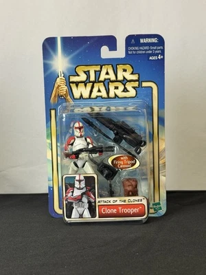 Figura de acción Star Wars Attack of the Clones: Clone Trooper, 3,75", 2002 Foto 1 de 4