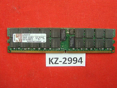 Kingston 2 GB DDR2 PC2-3200 ECC for Server KTH-MLG4/4G #KZ-2994 - Image 1 of 2