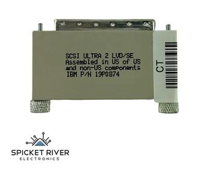 IBM 19P0874 SCSI Ultra 2 LVD/SE Terminator esterno 68 pin - Foto 1 di 3