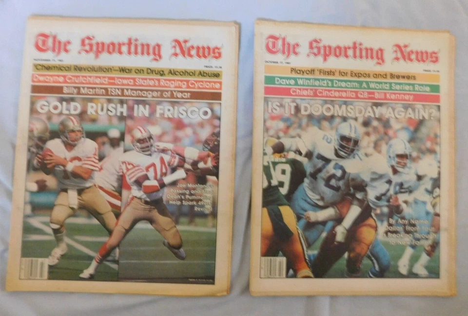 1981 Sporting News Football Pick one Foto 1 de 1