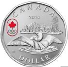 2014 Canada - Une pièce olympique en argent huard chanceux de 1 $ 1 $