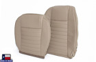 For 2005 Ford Mustang GT Convertible V8 Driver Bottom & Top Seat Covers in Tan