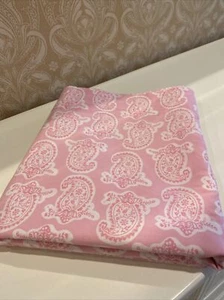 Pottery Barn Kids Teen Girl’s Twin Pink Paisley Organic Flat Sheet - Picture 1 of 3