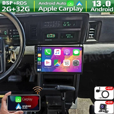 Rádio estéreo automotivo GPS player 9"" Carplay para Chrysler Laser 1984-1986 Android 13 - Imagem 1 de 4