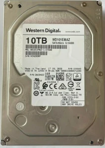 WD Ultrastar 10TB 3.5 WD101EMAZ SATA III 7200RPM 512E ISE Hard Disk Drive HDD - Picture 1 of 1