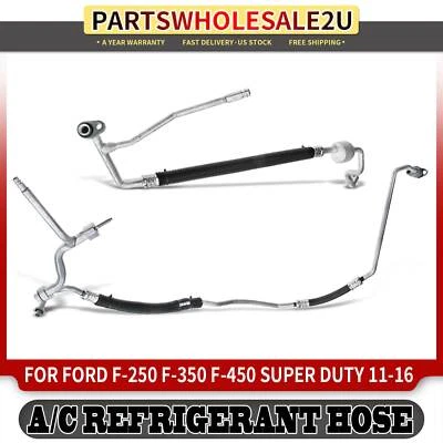 Nuevo conjunto de línea de succión y descarga de aire acondicionado para Ford F-250 F-350 F-450 Super Duty Foto 1 de 4