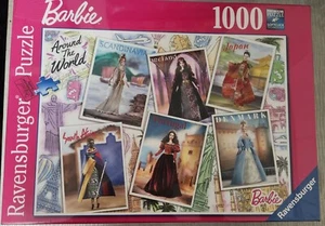 NEW Sealed Ravensburger 1000 Piece Puzzle Barbie Around The World 2020 Long Box - Picture 1 of 7