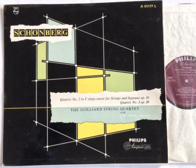 Schonberg Quartet No 2 - Juilliard String Quartet  Philips Microgroove ABL 3372 - Image 1 of 4