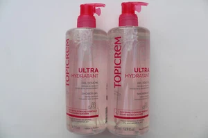2x Topicrem Ultra-Moisturising Gentle Cleansing Gel 500ml - Picture 1 of 1