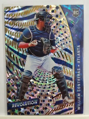 William Contreras 2021 Chronicles Baseball REVOLUTION FRACTAL RC card #59 - Image 1 of 3