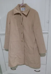Bill Blass Signature Woman Sz 8 100% Camel hair tan Full length coat Classic - Picture 1 of 14