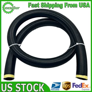 20AN AN20 Hose Fuel line Nylon Steel Braided CPE Rubber Oil Cooling Line 5 Feet - Picture 1 of 6