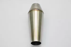 1320 Performance 2.5" inlet 3" out megaphone Stainless Reverse Cone collector V1 - Picture 1 of 15