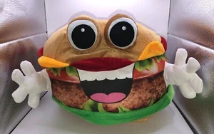 Goffa Cheeseburger Plush Stuffed Animal 9" Inch Pre-Owned - Picture 1 of 6