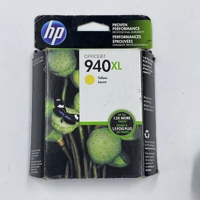 Cartucho de tinta amarillo genuino nuevo HP 940XL caducado: JULIO/2016 Foto 1 de 3